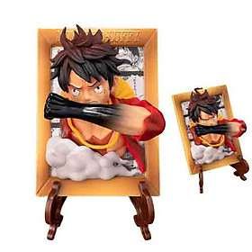 Mô hình Piece : Luffy khung ảnh 3D