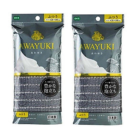 Mua Combo 02 Khăn tắm tạo bọt cao cấp Ohe Awayuki - Hàng nhập khẩu Nhật Bản