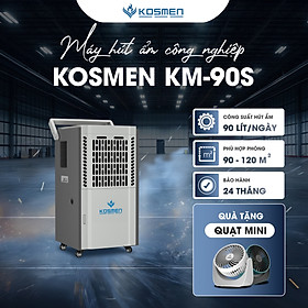 Mua Máy Hút Ẩm Công Nghiệp Kosmen KM-90S Dung Tích Bình Nước 8L - Hàng Chính Hãng Bảo Hành 24 Tháng