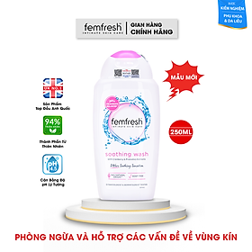 Dung dịch vệ sinh phụ nữ cao cấp Femfresh Soothing Wash 250ml