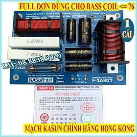 MẠCH PHÂN TẦN 2 LOA FULL ĐƠN KASUN DÙNG CHO 1 BASS 1 TREBLE - GIÁ 1 MẠCH - HÀNG NHẬP KHẨU