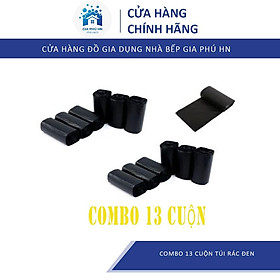 Mua Combo 13 Cuộn Đựng Rác Đen Tự Phân Hủy Sinh Học Nhiều Kích Cỡ ( 4.3kg