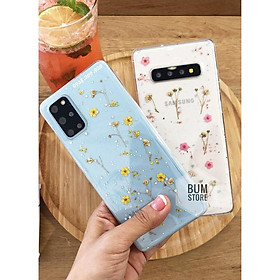 Ốp Lưng Dẻo Hoa Khô Cho Dòng Samsung Galaxy Note 20 Ultra / Note 20
