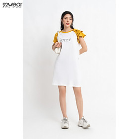 Đầm Thun Nữ 92WEAR Thiết Kế Phối Tay Áo DTW0545