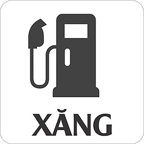 Miếng dán nắp bình xăng, dầu, trang trí xe oto Oil-4