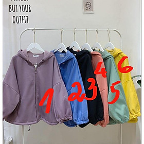 Áo khoác nữ ,áo hoodie nữ kiểu cánh dơi chất nỉ ngoại chống nắng chống lạnh tốt