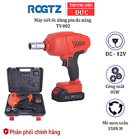 Máy siết ốc dùng pin đa năng thương hiệu Đức cao cấp ROGTZ TY-002 - Dùng trong mọi sinh hoạt hàng ngày và cho ô tô, xe máy,... - HÀNG NHẬP KHẨU