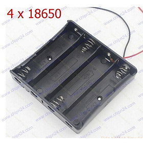Mua Đế gắn pin 18650 có lò xo  dây hàn sẵn và lỗ bắt vít