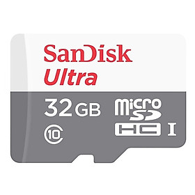 Thẻ Nhớ MicroSD SanDisk Ultra 32GB 100MBs - Hàng Chính Hãng