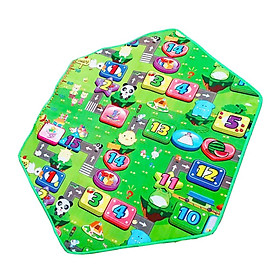 Cartoon Pattern Double Sided Baby Play Mat Crawling Floor Carpet Game Mat