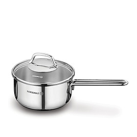 Mua Quánh inox 18/10 Korkmaz Perla 1.6 lít có nắp - 16x8 cm