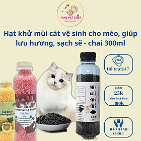 Hạt khử mùi cát vệ sinh cho mèo, giúp lưu hương lâu, sạch sẽ