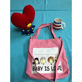 Túi vải tote Baby Is Love