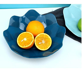 Mua Đĩa nhựa đựng hoa quả bánh kẹo hình bông hoa 8 cánh