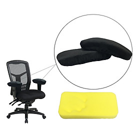 Extra Thick Chair Armrest Cushions Elbow Pillow Pressure Relief Office Chair Gaming Chair armrest with Memory Foam armrest Pads 2- Piece Set of Chair