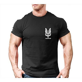 Áo thun S.A.S_chiến thuật_dã ngoại - đen, đen