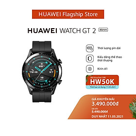 Đồng hồ thông minh Huawei Watch GT2 | Kirin A1 | Thời lượng pin dài | Kiểu dáng thể thao thời thượng | Hàng Phân Phối Chính Hãng