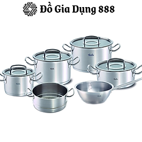 Mua Bộ Nồi Fissler Profi Original  Set 6 Món FISSLER ORIGINAL PPROFI  Bộ Nồi Đức  Dùng Cho Mọi Loại Bếp  Kèm Xửng Hấp  Nhập Khẩu Đức  Hàng Chính Hãng