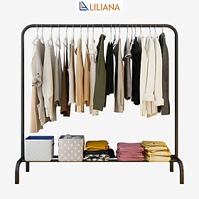 Mua Gía Treo Quần Áo Có Kệ Để Đồ Khung Thép Chống Gỉ Sơn Tĩnh Điện GM60