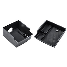 2Pcs Center Console Organizer Box Dual Layers Fit for  2021-2022