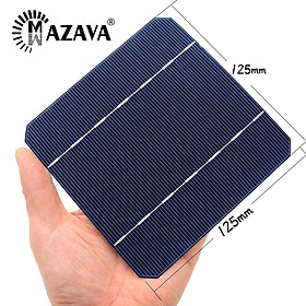 10 40 50 100 Cái 2.8 W 125 x 125 Tế bào năng lượng mặt trời Mono 5x5 Sunpower C60 Solar Pannel Lớp A