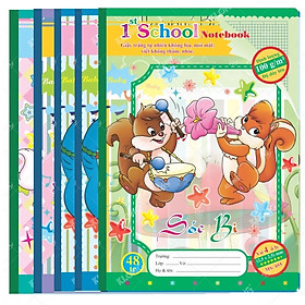 5 quyển Vở 4 ô ly Chích Bông 48 trang - TP055