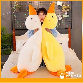 ̣ - ́ ̣ ̀ ̂́ ̂́ Thú Nhồi Bông Con Vịt Siêu Mềm Sẵn Size 1m1 , 1m3 , 1m6 Trắng Vàng