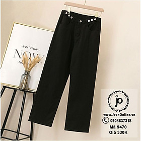 BIGSIZE NỮ - Quần jean nữ ống rộng - quần jean ống suông big size - quần bò - quần ngoại cỡ - quần ống rộng