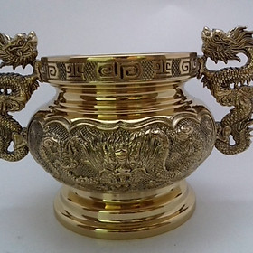 Lư hương rồng nổi nhỏ