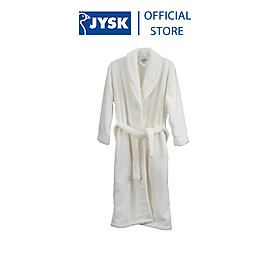 Áo choàng tắm | JYSK Nitta | microfiber | trắng | S/M