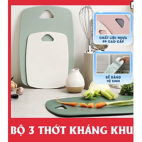 Mua Set 3 Thớt Nhựa Lúa Mạch Kháng Khuẩn Nhiều màu Hàng Cao Cấp  Giao Ngẫu Nhiên
