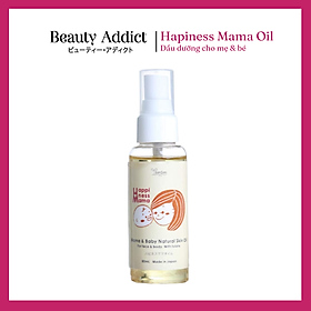 Dầu Dưỡng Da Nhật Bản Cho Mẹ Và Bé Happiness Mama Oil