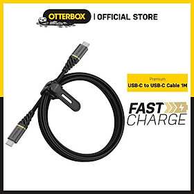 Cáp Sạc Nhanh OtterBox Premium USB-C to USB-C 1M - Hàng Chính Hãng