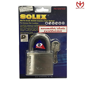 Mua Khóa Solex S60 inox SUS 304 thân rộng 61mm - MSOFT