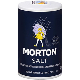 Mua MUỐI KHÔNG CHỨA I-ỐT Morton Table Salt  Non-Iodized 737g (26oz)