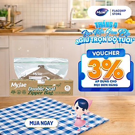 Túi zip Myjae hai đường kéo tự huỷ sinh học (XL)