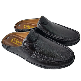 Dép Bít Đầu Nam BIGGBEN Da Bò Thật Cao Cấp SB130