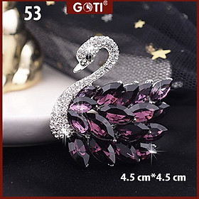 GOTI - Trâm Cài Áo Hình Thiên Nga  Sang Trọng Nữ Tính Kiểu Phụ Kiện Trang Trí Trâm Cài Váy Đầm Dành Cho Nữ Cài Vest Nữ GOTI 02