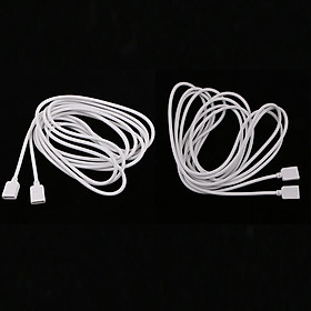 2x 4-pin LED Strip Extension Cable Connector Wire for 5050 3528 Strip Lights