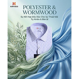 Áo sơ mi tay ngắn Khatoco (M-3XL)