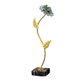 Leaf Statues Ornaments Collectible for Home Living Room Housewarming Gift