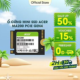 Mua Ổ cứng SSD Acer MA200 M.2 2230 PCIe Gen4 x4 NVMe 1.4  tốc độ đọc/ghi 5200MB/s và 4700MB/s - Bảo hành 5 năm Hàng chính hãng