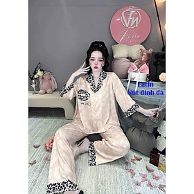 Bộ Đồ Ngủ Lụa Việt Nam Nhiều Mẫu Tay Dài Quần Dài Xinh Xắn