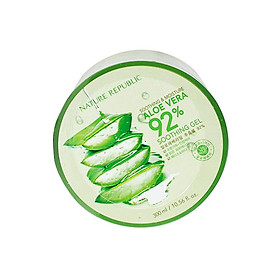 Gel Dưỡng Ẩm Tối Ưu Từ Nha Đam: Nature Republic Aloe Vera 92% 300ml