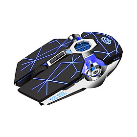 Mua Chuột Không Dây Chuyên Game Pin Sạc Led 7 Màu Thiết kế siêu nhỏ gọn  hiện đại màu sắc ấn tượng Không dây sạc pin tiện ích - Chức năng sạc nhanh và tiết kiệm điện Wireless 2.4GHz - Tương thích nhiều dòng sản phẩm