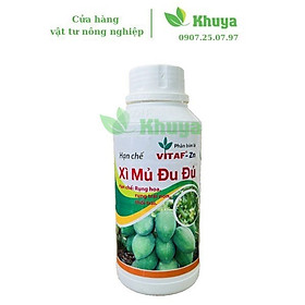 Phân bón lá Vitaf Xì Mủ Đu Đủ 500ml Hạn chế rụng hoa - Thối trái