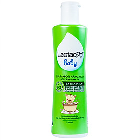 Sữa tắm gội cho bé Lactacyd Milky 250ml