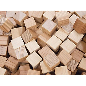 Combo 10 khối gỗ vuông , cục gỗ thông tự nhiên làm thủ công handmade hàng loại 1 đẹp