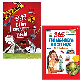 Combo 2 Cuốn: 365 Bí Ẩn Chưa Được Lí Giải + 365 Thí Nghiệm Khoa Học Dành Cho Trẻ Em - Minh Long