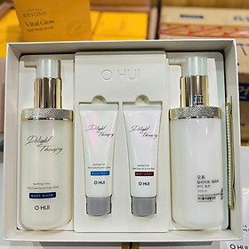 Bộ Sữa Tắm Sữa Dưỡng Thể Cho Làn Da Trắng Sáng Như Mong Đợi Ohui Delight Therapy Body Special Set 4pcs